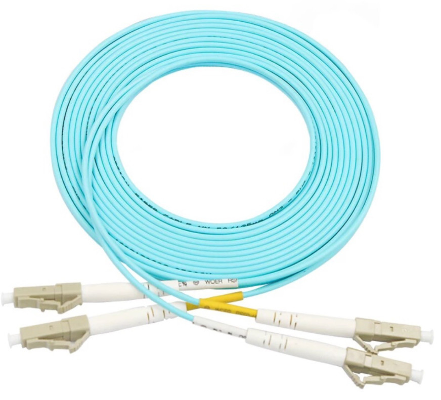 Verbindungskabel lc lc OM3/OM4 3Meter 10 Gigabit-Duplex PVC in mehreren Betriebsarten LSZH