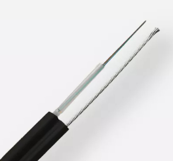 GYXTC8Y Outdoor Fig8 Glasfaserkabel 2 4 6 8 12 Core Aerial Stahldraht Stärke Mitglied
