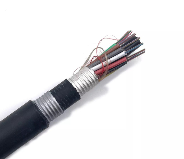 Direct Burial Fiber Optic Cable GYTA Armored Single Mode 144 Core Double Sheath