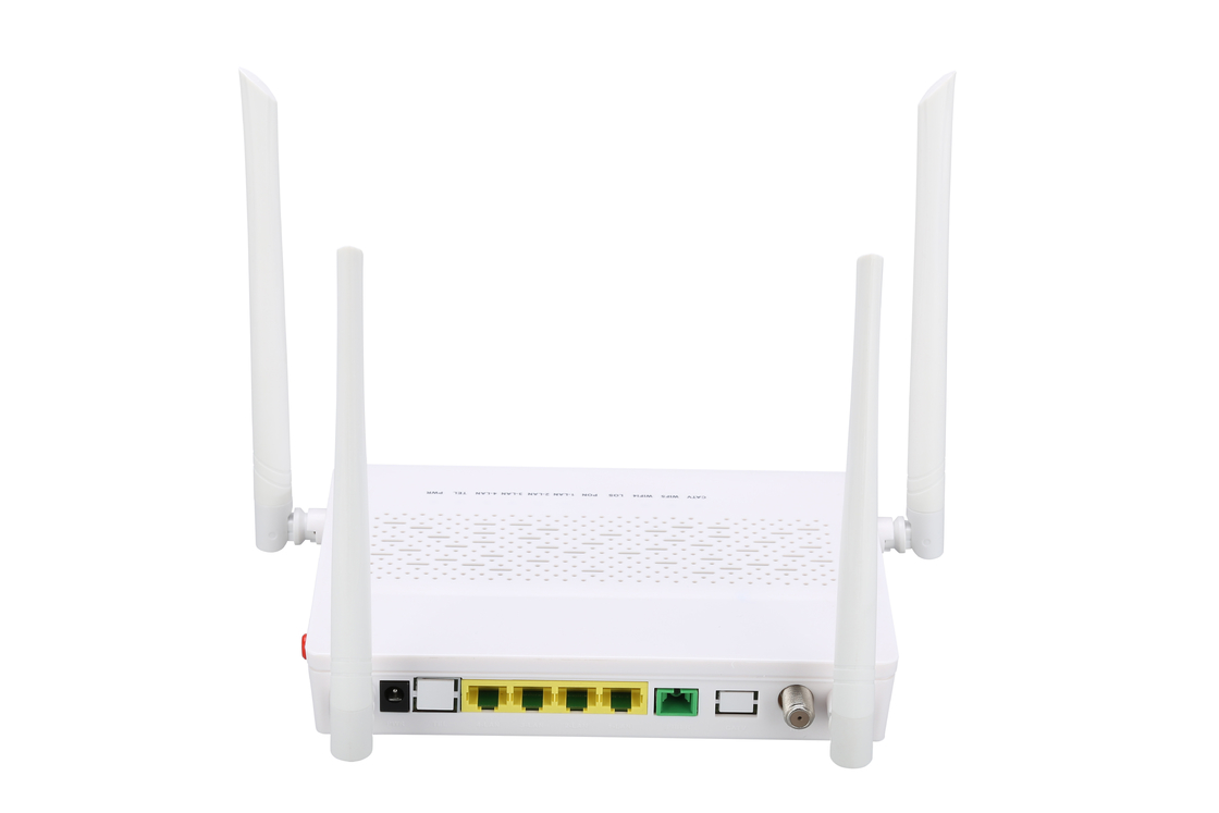 Sc-Monomode--einzelne Faser Modem TÖPFE CATV GPON ONU 4GE 2.4G/5G WIFI