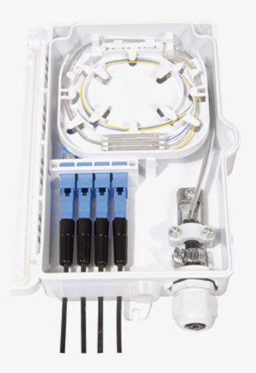 4 Eintritts-Kasten des Kern-Faser-Optikverteilerkasten-4 des Ausgang-1 für Transceiverkabel