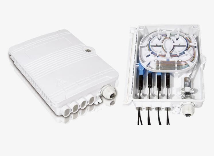 Material-im Freien Anschlusskasten ABS Maschine Kerne des Verteilerkastens FTTH 8 optisches gemeinsames