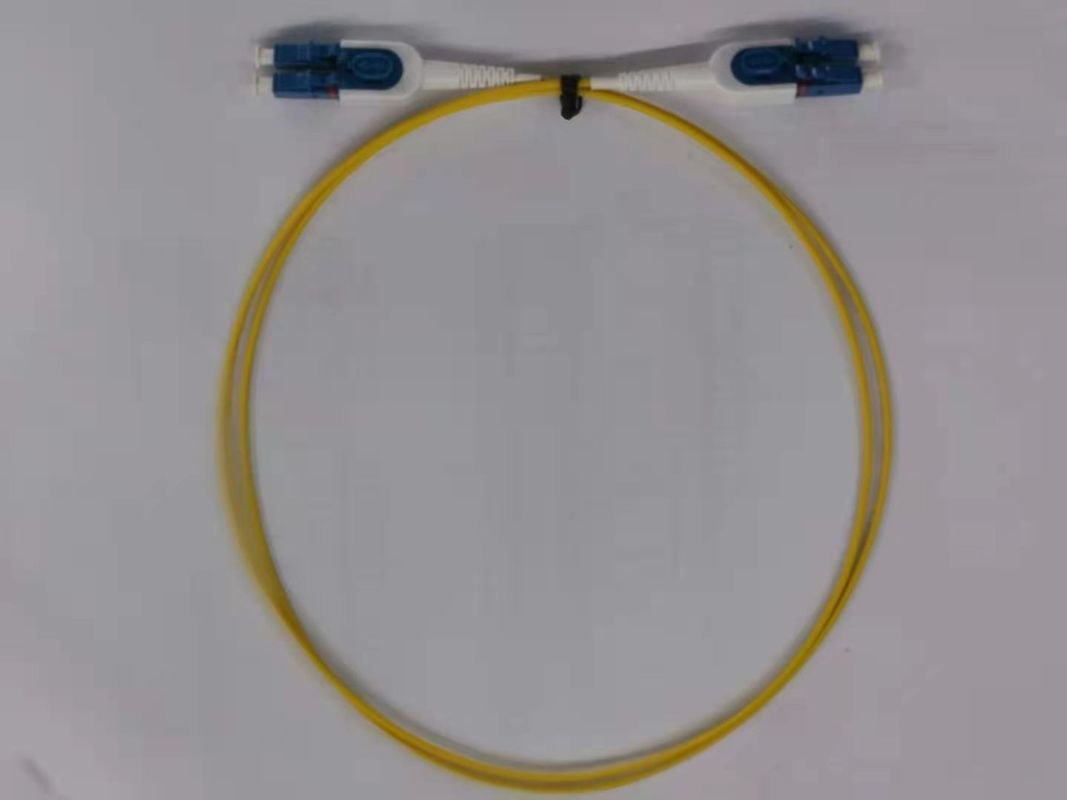 Inspektion G657A1 Duplex-Faser-Optikverbindungskabel LC-LC mit Uniboot-Rundenkabel