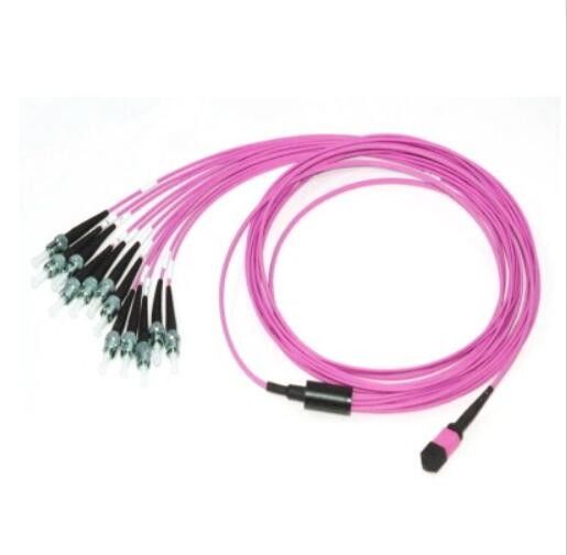 MPO-Stamm-Kabel mit hoher Dichte, MPO Art St. Verbindungskabel-OM3 zur aus optischen Fasern