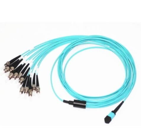 MPO-Stamm-Kabel mit hoher Dichte, MPO zu Verbindungskabel aus optischen Fasern OM3 St.
