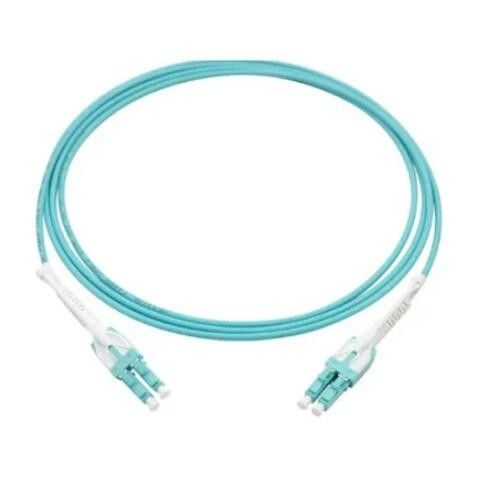 125µm Lc Lc Duplexverbindungskabel, AQUA Multimode Fiber Jumpers