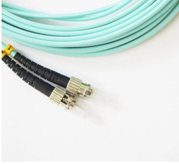 2M ST To St.-Multimodefaser-Flecken-Kabel AQUA Color For FTTH
