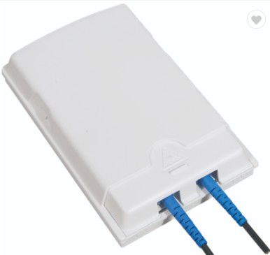 FTTH 2 entkernt Innen- oder im Freiensc-Adapter der Beendigungs-Kasten PC-ABS-2pcs aus optischen Fasern