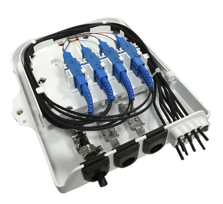 Spleiß-Antischließung PLC-8 Kern-Faser-Optikverteilerkasten alternde 1x8