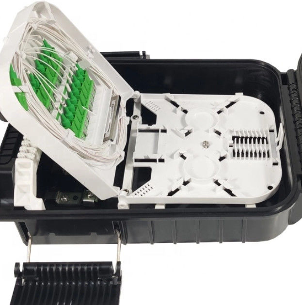 16 Kern-Faser-Optikverteilerkasten PC-ABS Material für FTTH FTTB FTTX