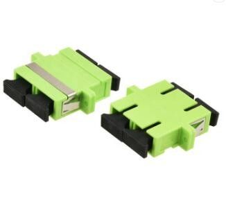 Lichtwellenleiter-Adapter keramischer FTTX lindgrüner Duplexadapter OM5 Sc LAN-RoHS