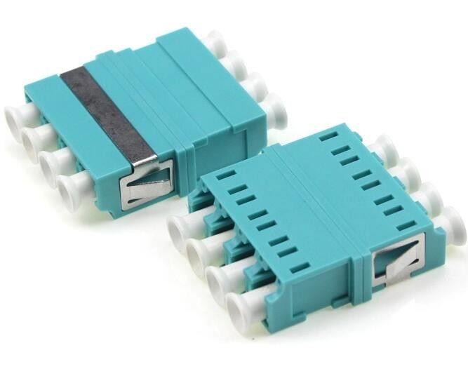 Niedrige IR-Faser-Optikadapter, des Viererkabel-Adapters 4 OM3 LC Kerne