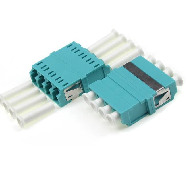 Niedrige IR-Faser-Optikadapter, des Viererkabel-Adapters 4 OM3 LC Kerne