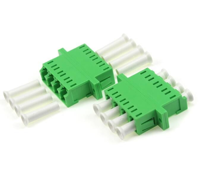 4 Kern-Faser-Optikadapter, LC-Verbindungsstück-Adapter mit Flansch