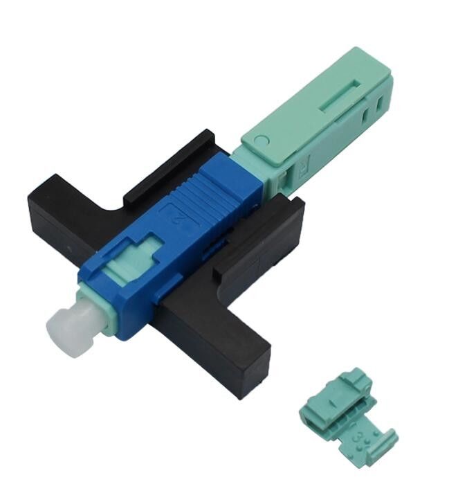 LAN Sc Quick Assembly Connector, Sc-Einmodenfaser-Verbindungsstücke bettete vor ein