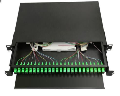 24 Kern-Faser-Optikschalttafel Sc-Hafen walzte Platten-Material kalt