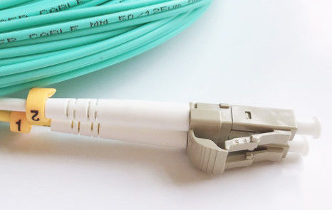 Duplex-LC UPC Faser-Optikverbindungskabel Millimeter OM3 50/125 FTTH 2mm