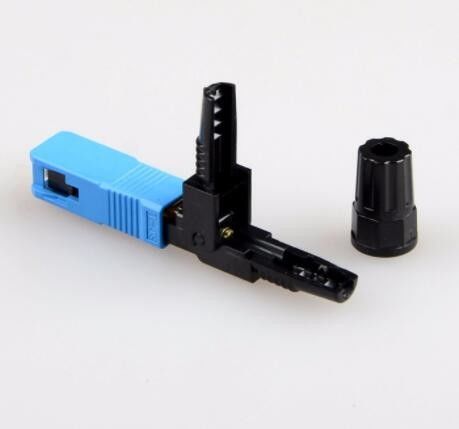 PC Sc-0.3db bettete Faser-Optikverbindungsstück FTTX für Transceiverkabel ein