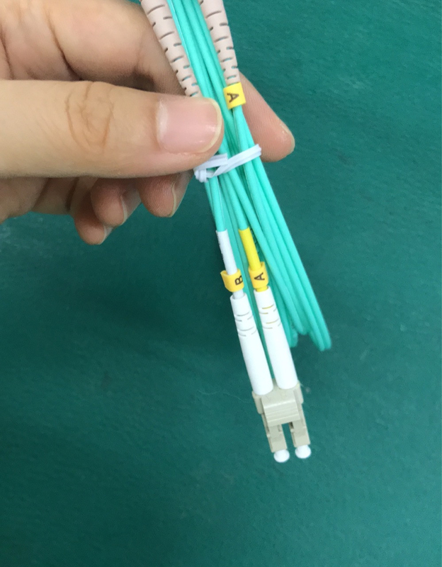 Sc LC Duplex-LSZH Jacke Aqua Color des Faser-Optikverbindungskabel-OM3 300
