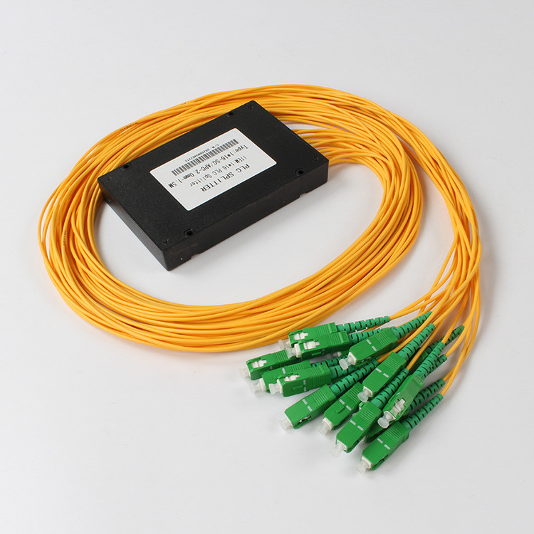Sc APC 1x16 PLC-Faser-Teiler optischer PLC-Teiler für FTTX-Kabelfernsehen