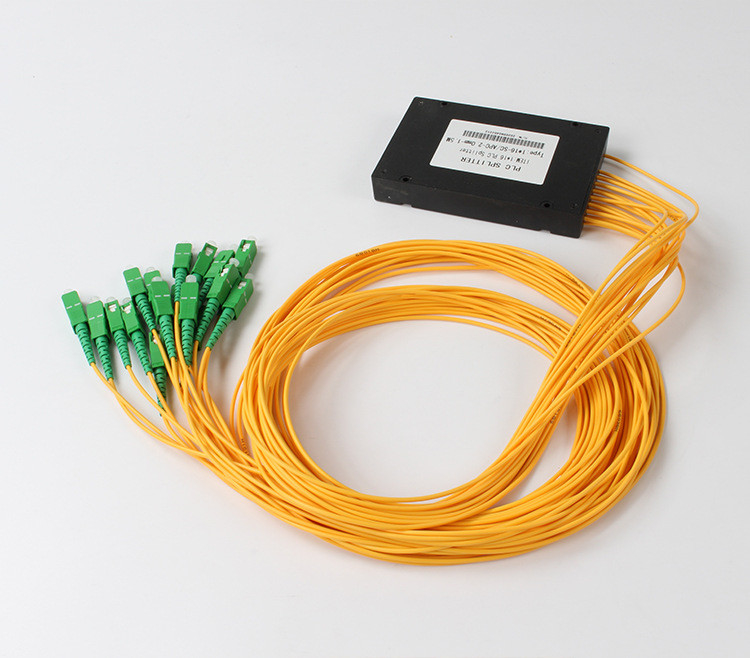 Sc APC 1x16 PLC-Faser-Teiler optischer PLC-Teiler für FTTX-Kabelfernsehen