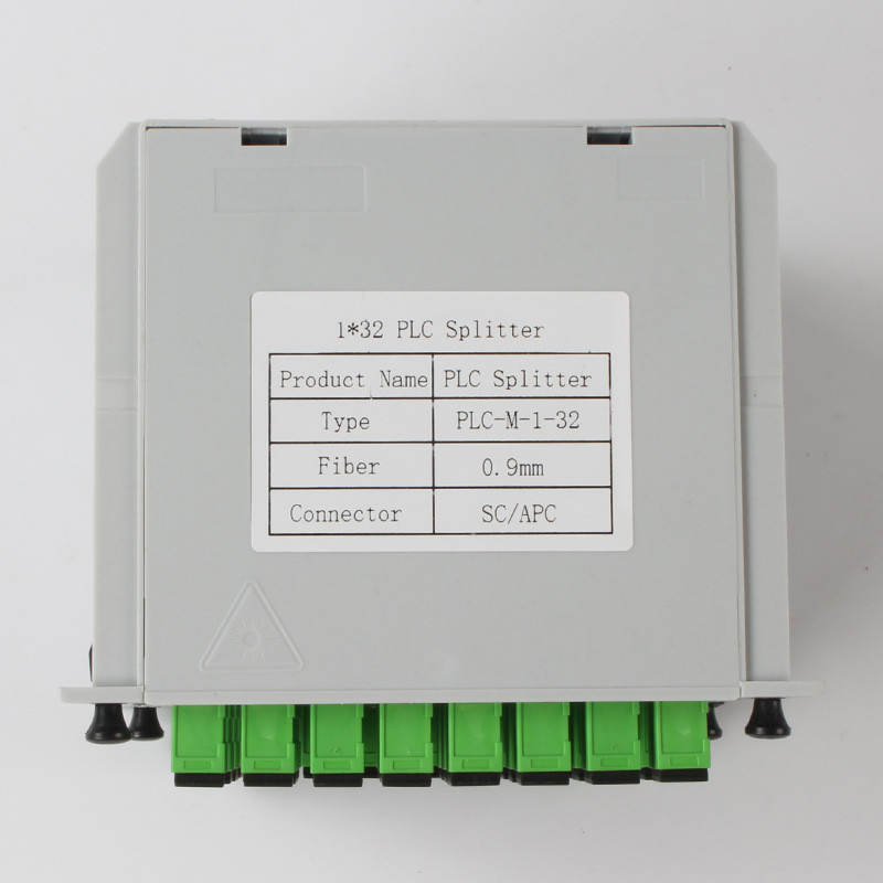 Faser 0.9mm Faser 1X32 PLC-Teiler Sc APC Verbindungsstück-1310nm RL 55db