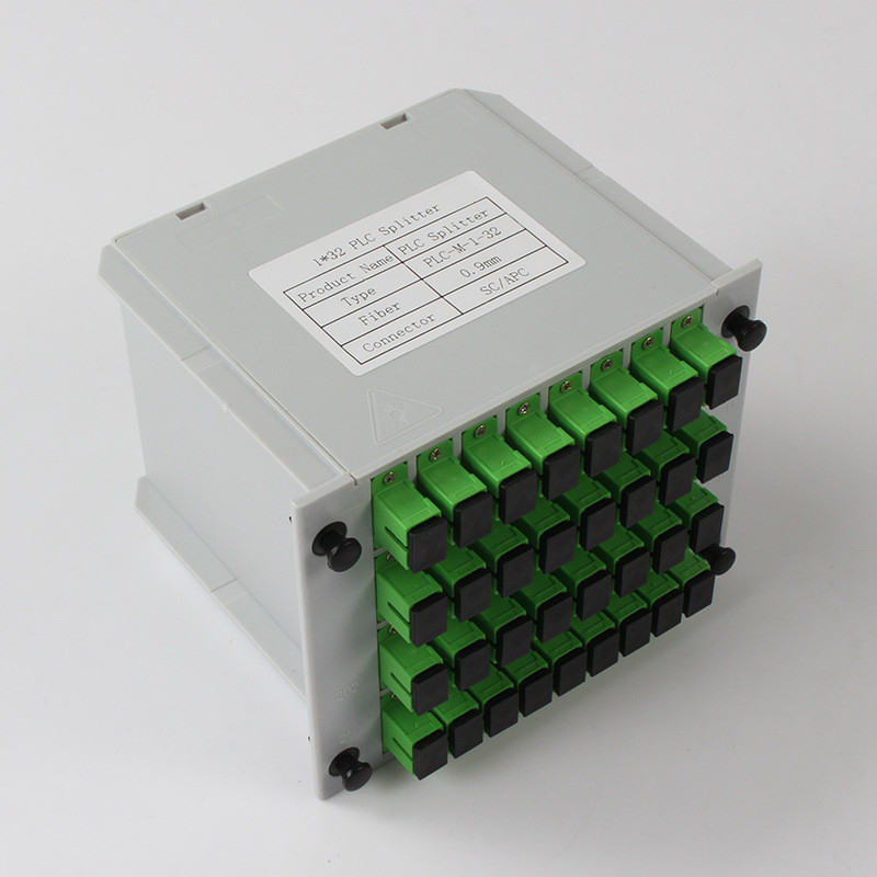 Faser 0.9mm Faser 1X32 PLC-Teiler Sc APC Verbindungsstück-1310nm RL 55db